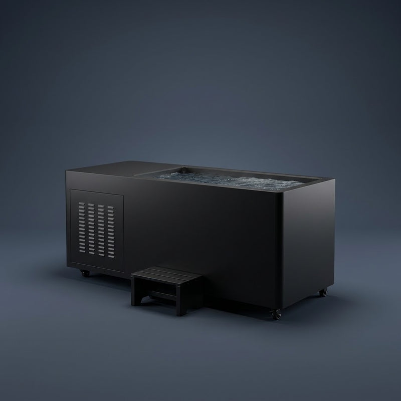 Nordrime Obsidian cold plunge with integrated chiller